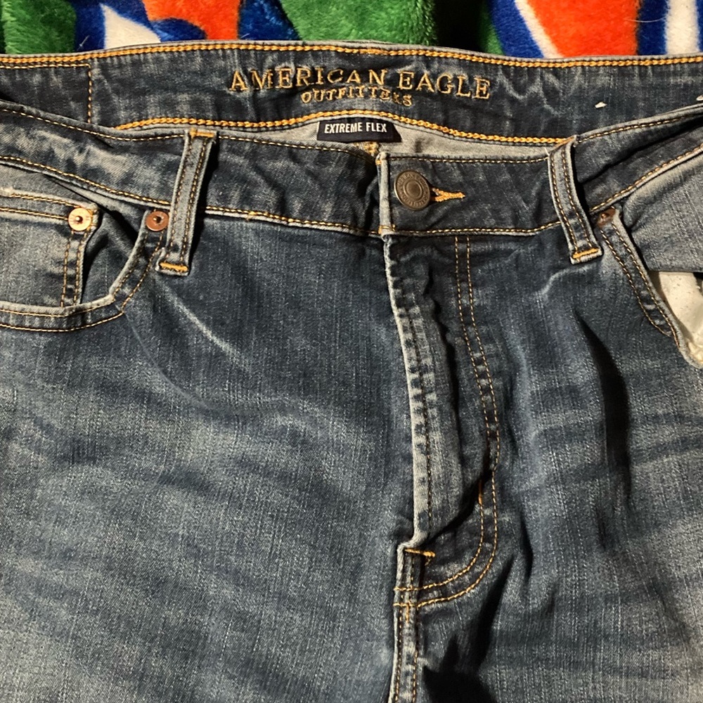 American Eagle size 36 x 30 extreme flex jeans straight fit